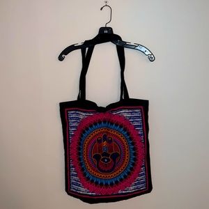 All Seeing Eye- Hamsa Protection/Good Luck Symbol Tote Colorful